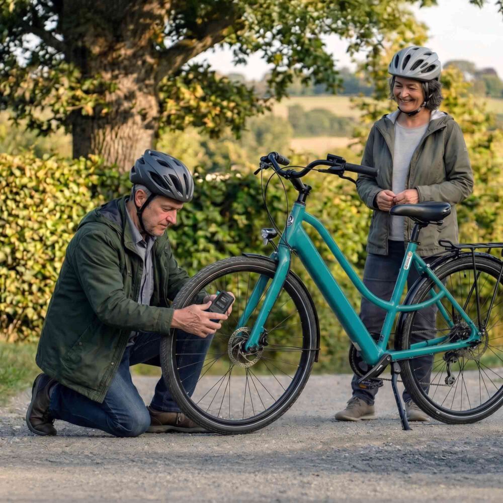 Band oppompen TM-2 elektrische fietspomp