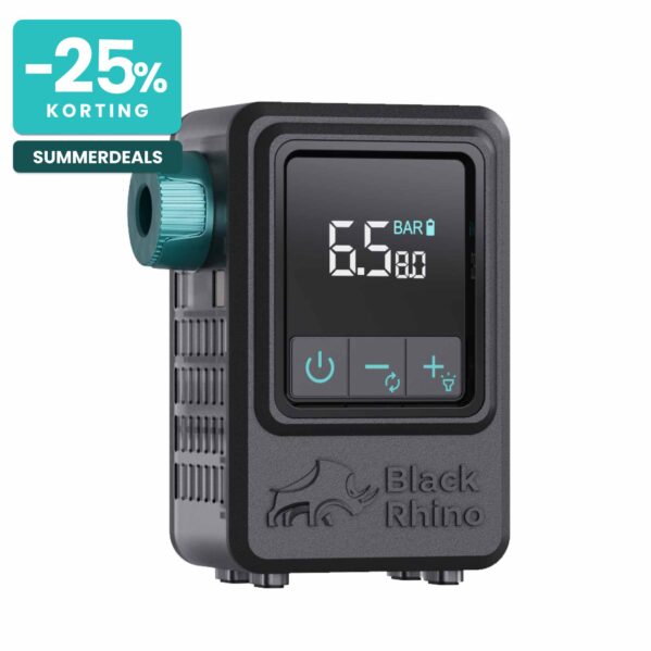 Black Rhino AeroBoost TM-2 Mini Elektrische Fietspomp - Afbeelding 1
