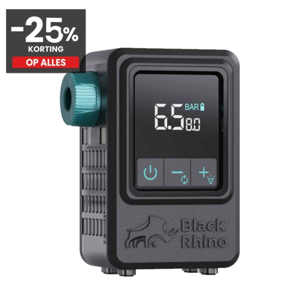 Black Rhino AeroBoost TM-2 Mini Elektrische Fietspomp - Image 1